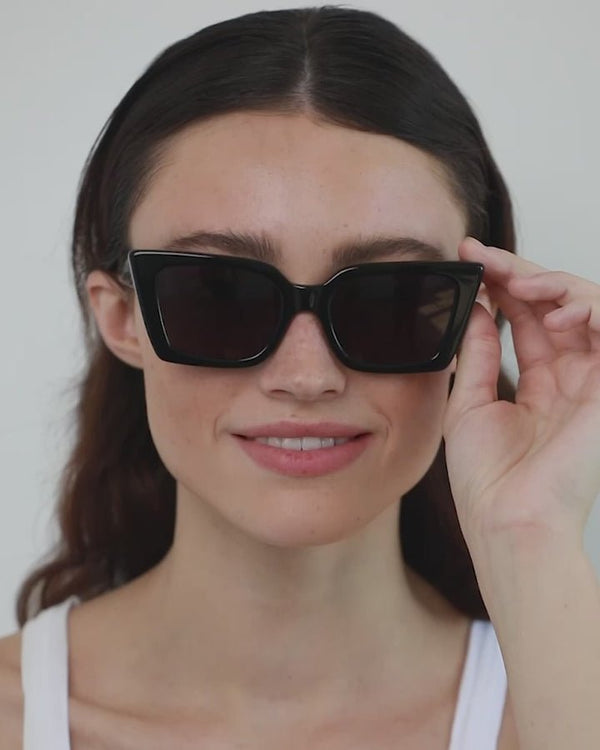 Lucia / Black Acetate & Grey Lens - Shade Files